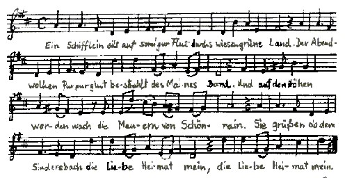 Heimatlied Noten